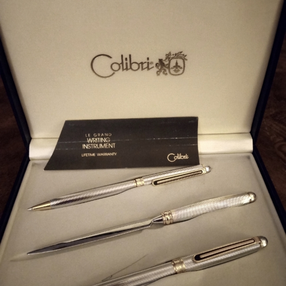 Colibri Le Grand Writing Set Pen, Pencil, Letter Opener